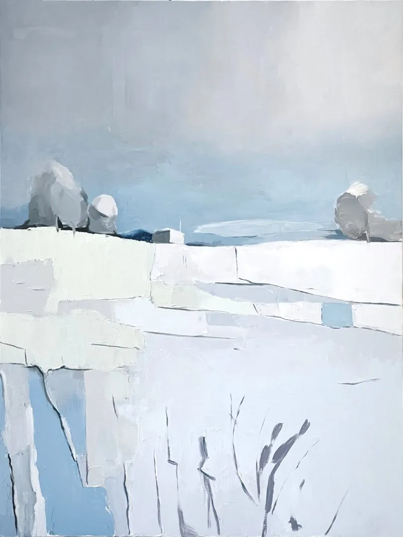Winter Calm — Oil on canvas painting — by Ani Muradyan