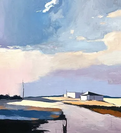 Untitled — Oil on canvas painting — by Ani Muradyan