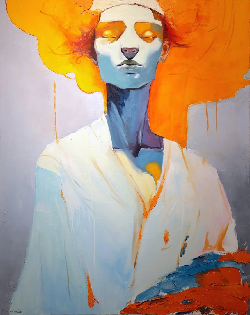 Ethereal Awakening — Oil on canvas painting — by Ani Muradyan